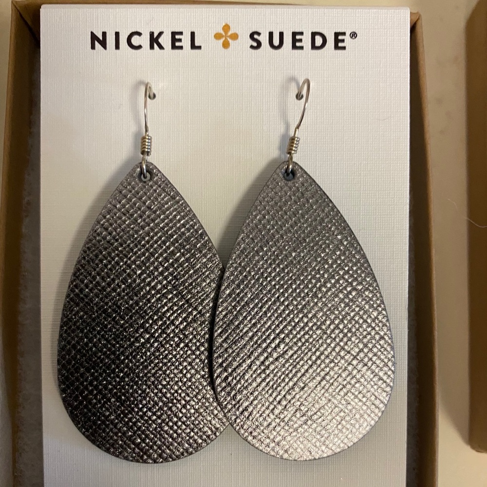 Nickel & Suede Gunmetal - small/worn once